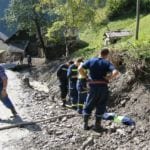 Planinski gasilci pomagali v Železnikih